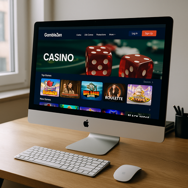 GambleZen - Desktop Platform Interface - Intuitive Navigation